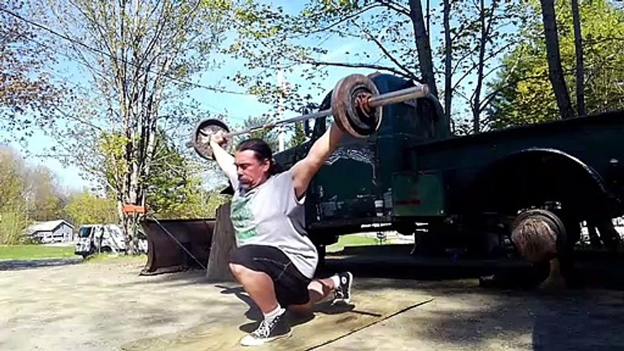 Arthur Lift --> Overhead Split Squats 186lb