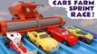Disney Cars McQueen 4 Lane Challenge with Hot Wheels Cars vs PJ Masks, Marvel Avengers and Funny Funlings in this Racing Toy Story Full Episode English from a Kid Friendly Family Channel