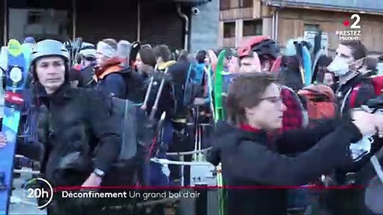 Déconfinement : le massif du Mont-Blanc retrouve ses skieurs et randonneurs