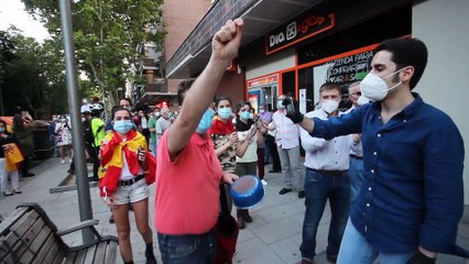 El día después de la agresión en Moratalaz: más tensión con ultraizquierdistas desatados