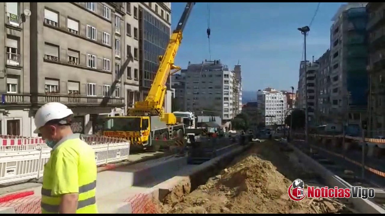 As cintas mecánicas da Gran Vía de Vigo