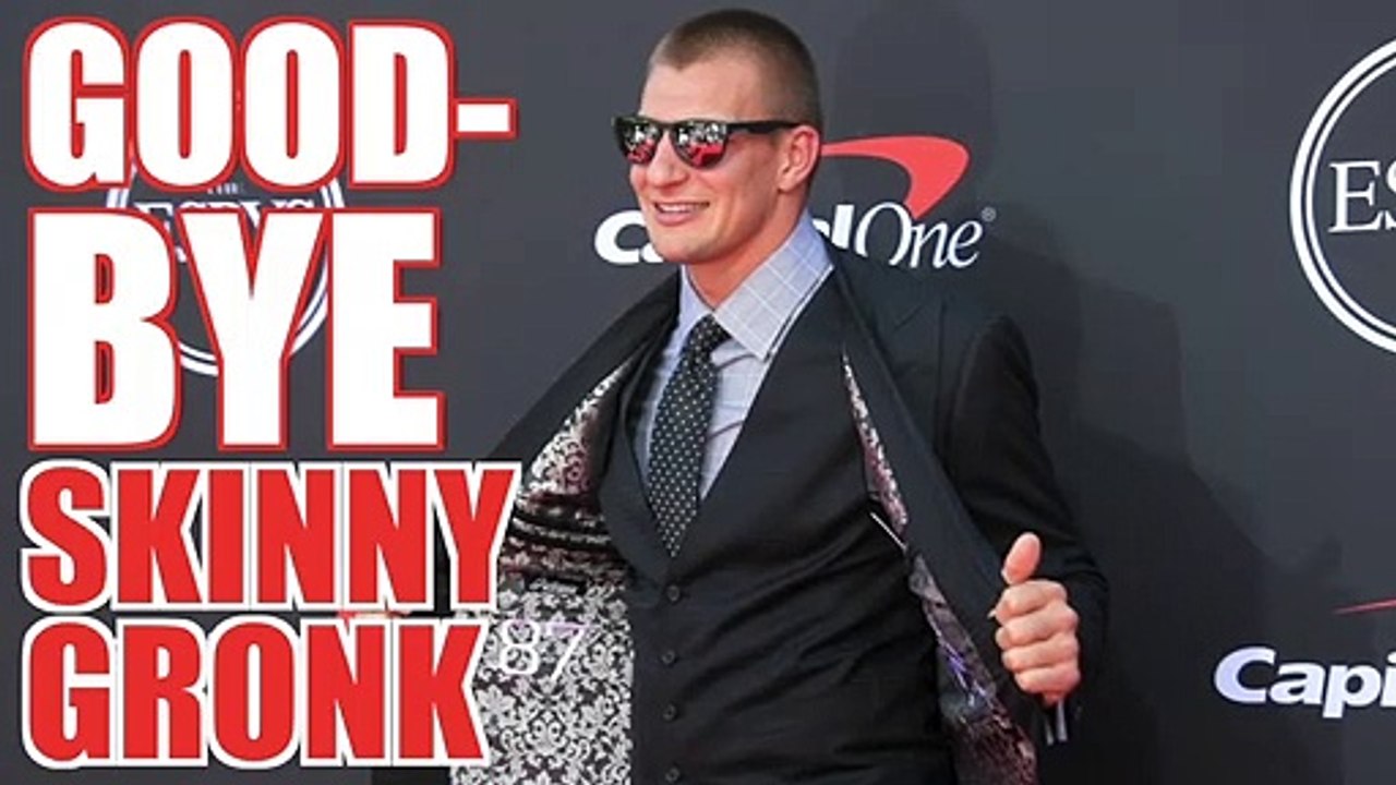 Gronk: "four more protein shakes away from being at my playing weight"