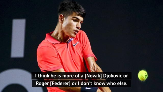 Alcaraz more like Federer not Nadal - Ferrero