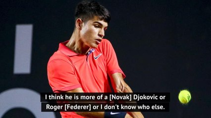 Alcaraz more like Federer not Nadal - Ferrero