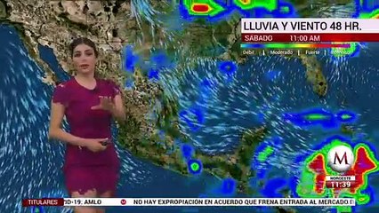 Pamela Longoria nos da el pronóstico del tiempo para este jueves 21 de mayo