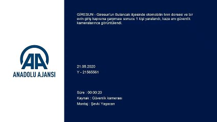 Otomobilin tırın dorsesine arkadan çarparak savrulduğu kaza kameraya yansıdı - GİRESUN