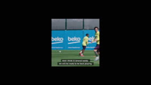 De Jong delighted to be back training with Barcelona