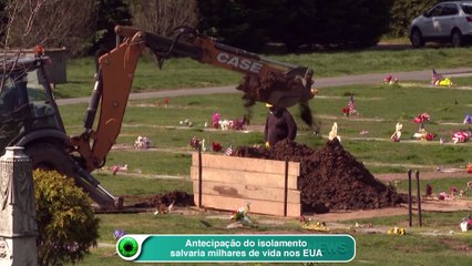 Antecipação do isolamento salvaria milhares de vida nos EUA