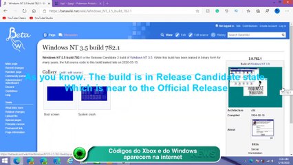 Códigos do Xbox e do Windows aparecem na internet