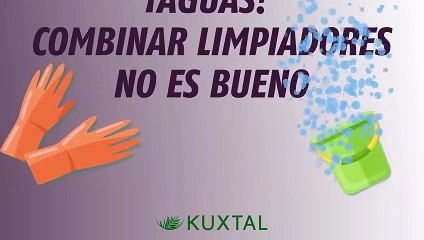 PELIGRO: NO MEZCLES LÍQUIDOS DESINFECTANTES