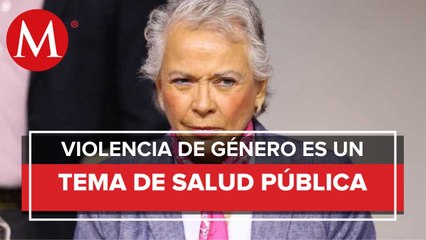 Sánchez Cordero urge a erradicar violencia de género; "es un problema de salud"