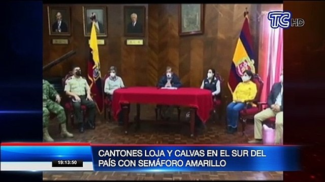 Cantones Loja y Calvas pasaron a semáforo amarillo, se suman 15 cambios en ese color a nivel nacional