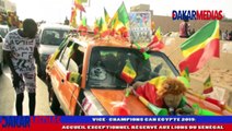 ACCUEIL EXCEPTIONNEL RÉSERVÉ AUX LIONS DU SÉNÉGAL VICE CHAMPIONS D'AFRIQUE A LA CAN EGYPTE 2019