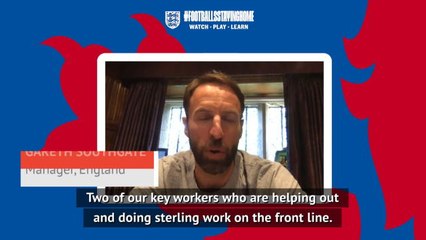 England boss Southgate surprises health workers