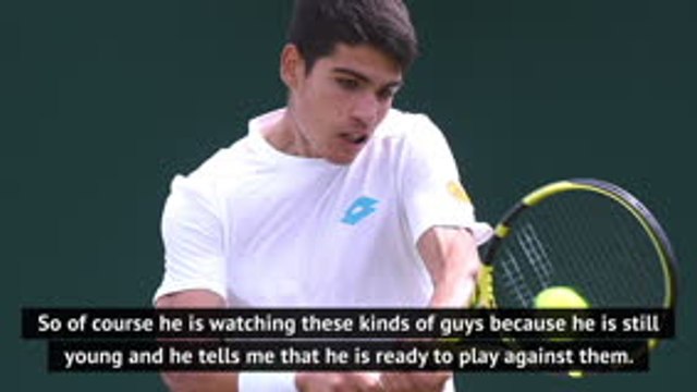 Alcaraz wants to keep up with Auger-Aliassime and Sinner - Ferrero