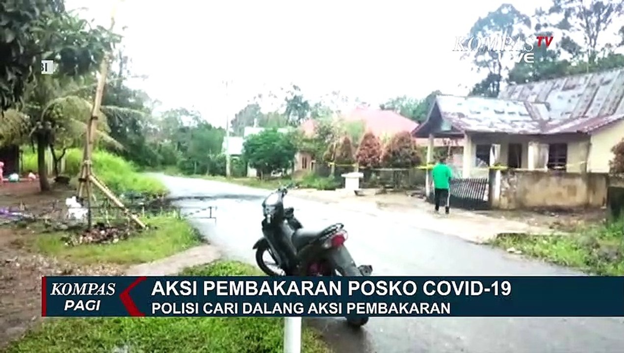 Pembakaran Posko Corona, Polisi Cari Dalang Aksi Pembakaran