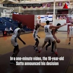 Kai Sotto Is Bound for the NBA G League