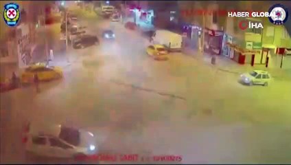 Malatya'da trafik kazaları MOBESE'YE yansıdı