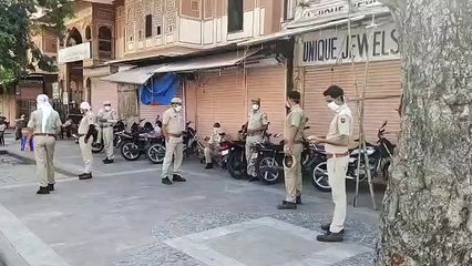 Why... Heavy Police Force in Jaipur Today ?