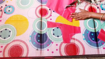 New model back neck blouse design cutting and stitching easy method....