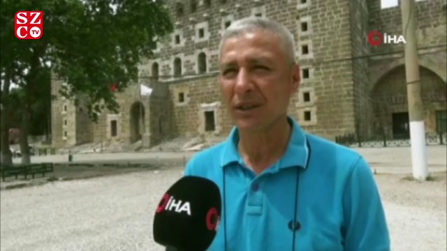 Koronavirüs sonrası Aspendos Antik Kenti çevresindeki parkların yeni sahibi keçiler oldu