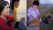 Trending in China: Travelling man and his cat, and more