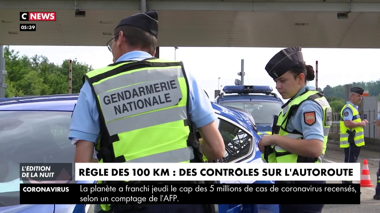 Règle des 100km : les gendarmes sur le pont pour le week-end de l'Ascension