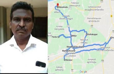 A man in Tamil Nadu has filed a complaint against Google Map