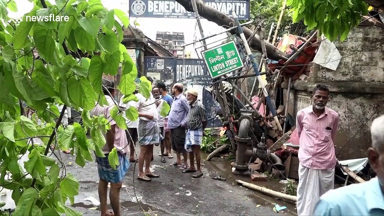 Kolkata residents assess damage after super cyclone Amphan tears through eastern India