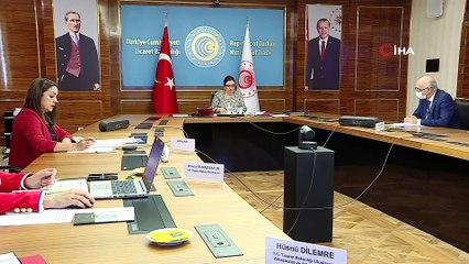 Bakan Pekcan, Türk-Rus Hükümetlerarası KEK Eşbaşkanı Aleksandr Novak ile görüştü