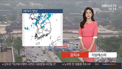 [날씨] 내일 새벽까지 중부 요란한 비…내륙 더위 계속