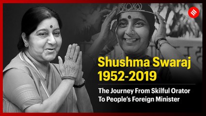 Sushma Swaraj | From Skilful Orator To People’s Foreign Minister