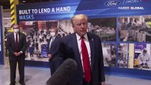 Maske takmayan Trump tepki gösterdi: Bu zevki tattırmak istemedim