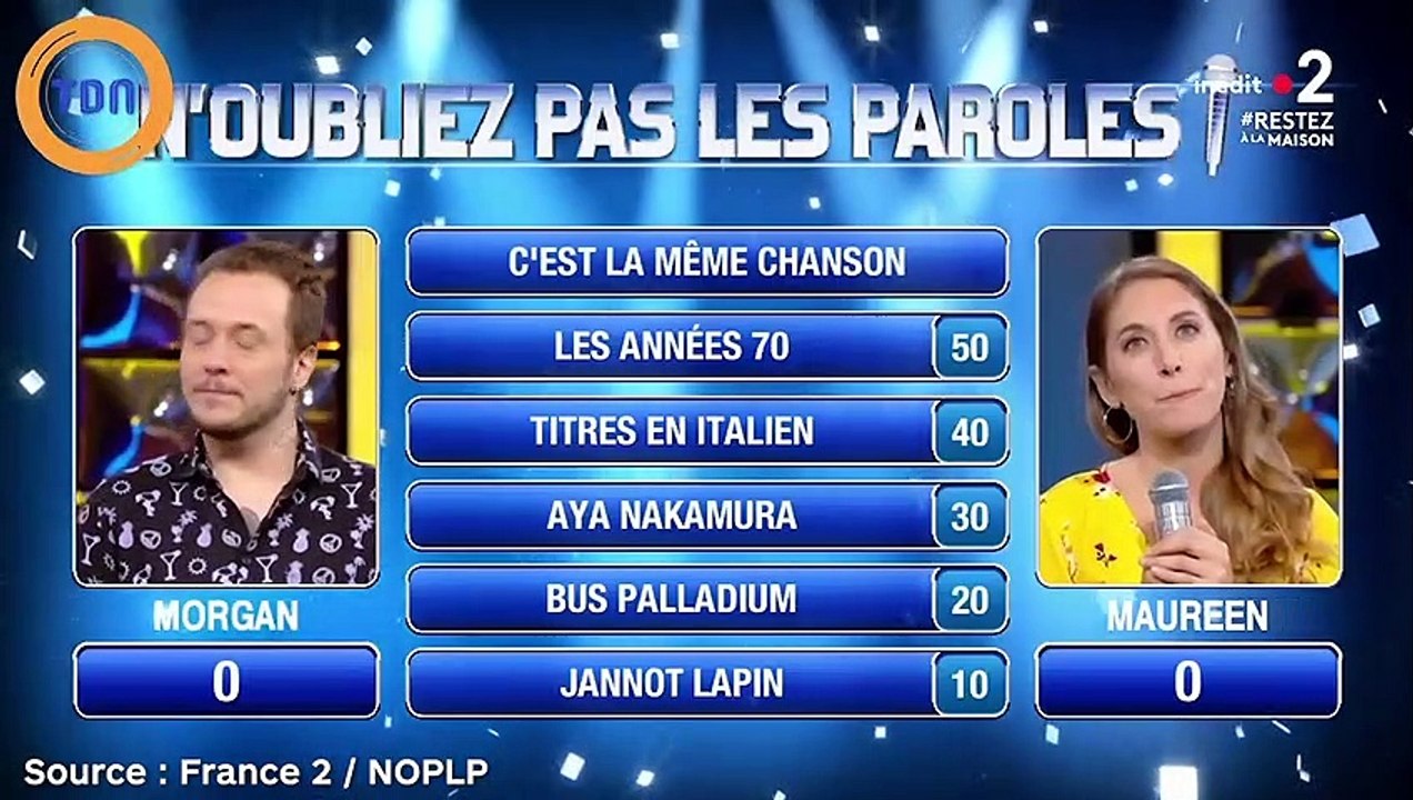 N’oubliez pas les paroles : Nagui doit rattraper une boulette de Maureen