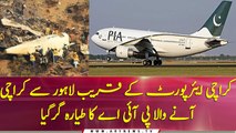 PIA Aircraft Crashes Near Karachi’s Model Colony