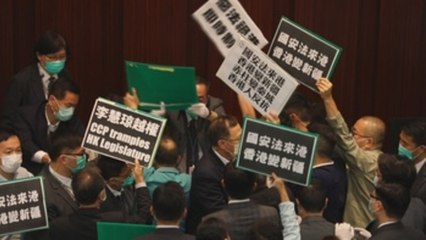 Los prodemócratas hongkoneses se movilizan ante la ley de seguridad de Pekín