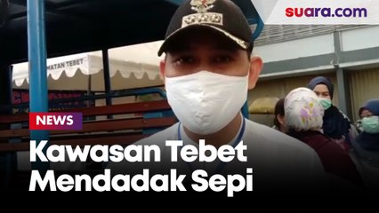 Ada Patroli, Kawasan Tebet Terpantau Sepi Hari Ini