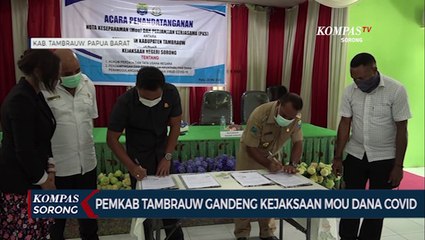 Pemkab Tambrauw Gandeng Kejaksaan MOU Dana Covid