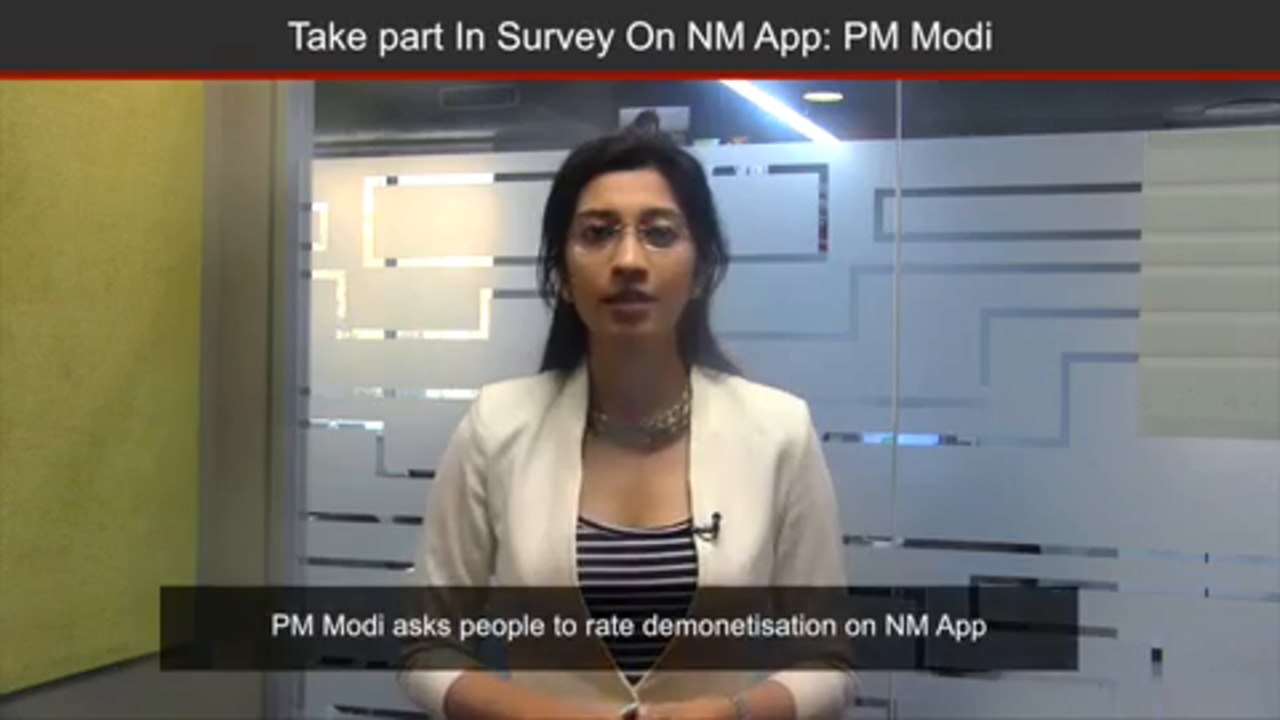 PM Narendra Modi Asks People To Rate Demonetisation