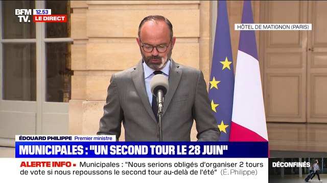 Municipales le 28 juin: Édouard Philippe déclare avoir fait le choix de la cohérence