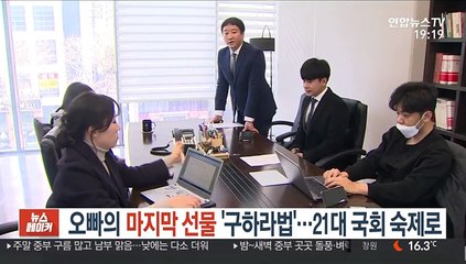 오빠의 마지막 선물 '구하라법'…21대 국회 숙제로