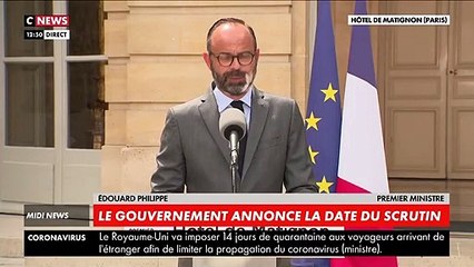 Municipales: Le Premier ministre Edouard Philippe annonce que le second tour se tiendra le 28 juin prochain