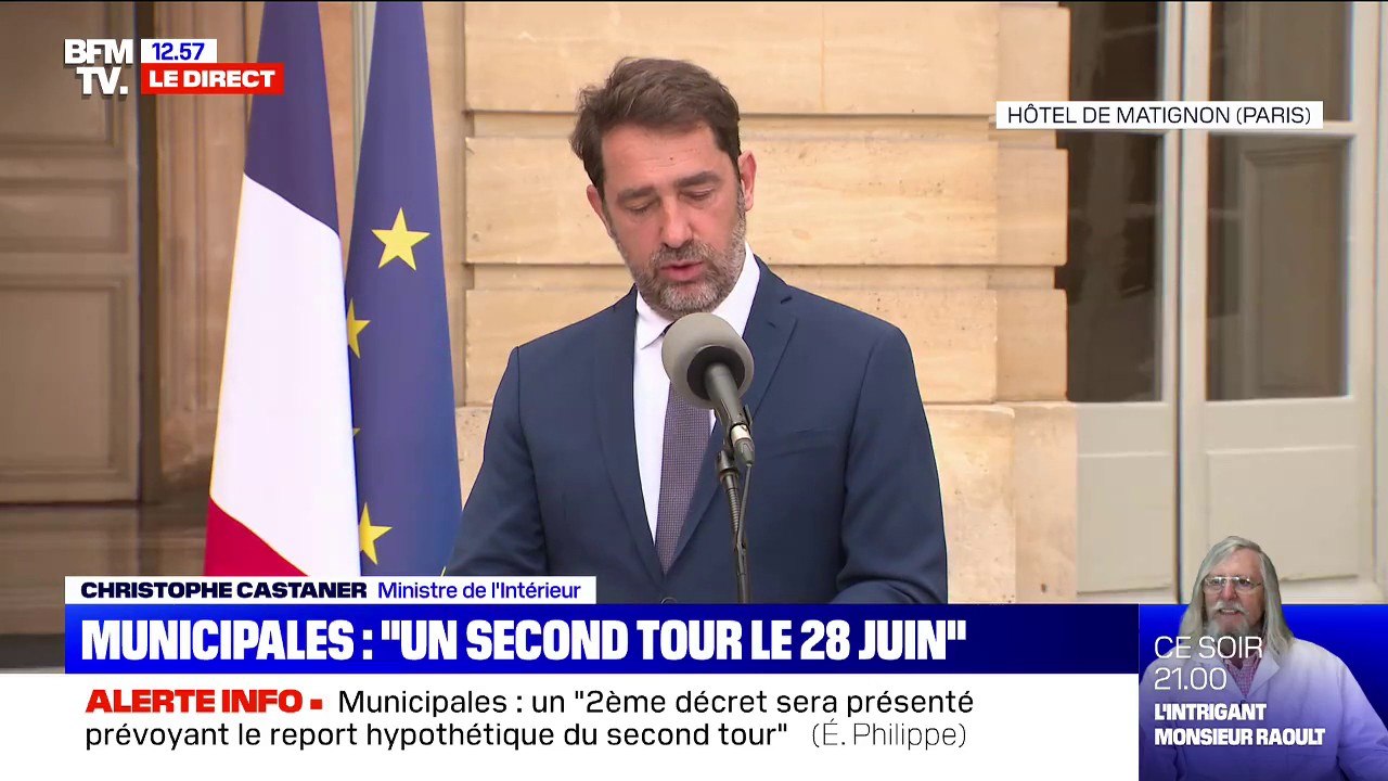 Christophe Castaner: "Le jour du scrutin, toutes les mesures sanitaires seront prises"