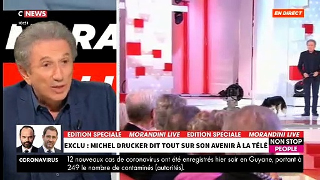 EXCLU - Michel Drucker dans "Morandini Live": "Je n’ai pas eu peur de la mort, mais je veux mourir après une belle émission et un bon audimat" - VIDEO