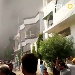 A PIA Aircraft Crashes Near Karachi Airport