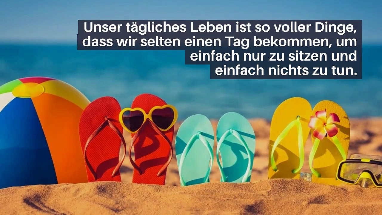 Ein Urlaub ist gut für die Seele - Dominik Hulliger