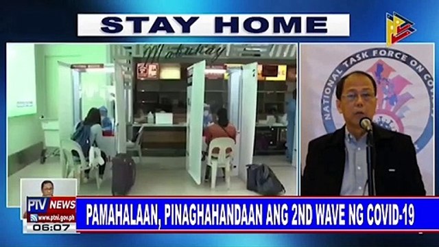 Pamahalaan, pinaghahandaan ang 2nd wave ng CoVID-19; CoVID-19 test sa uuwing OFWs, paiigtingin