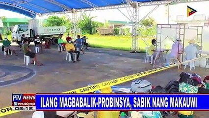 Ilang magbabalik-probinsya, sabik nang makauwi