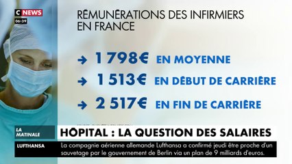 Hôpital : le salaire des infirmiers en question