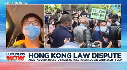 Download Video: Protests in Hong Kong as China makes new attempt to increase influence on the territory